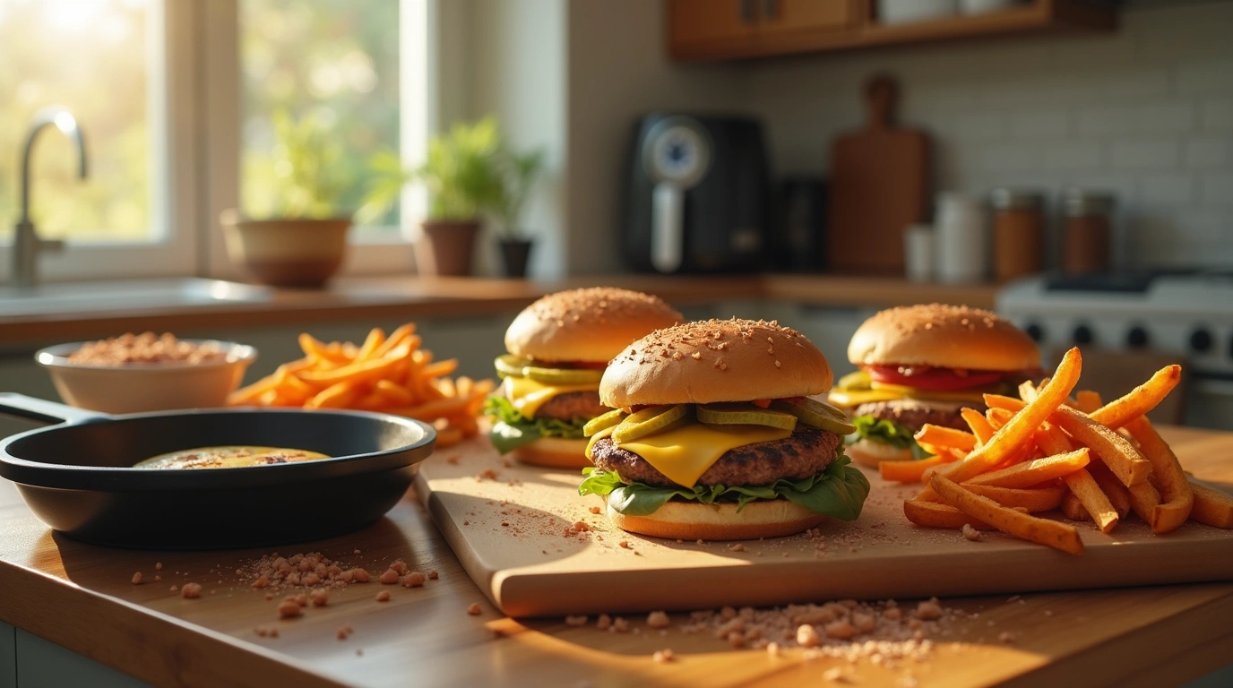 Burgers and Fries