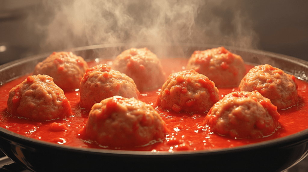 Veal Meatball Sandwich